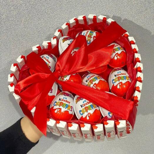 Сердце из киндера