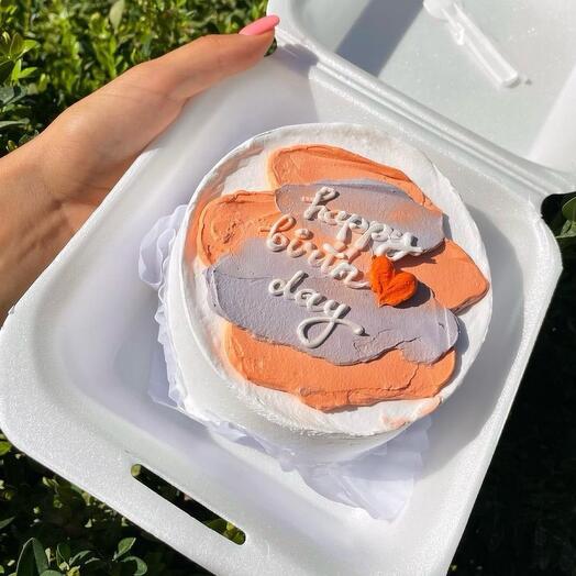 Бенто торт Happy Birthday🧡