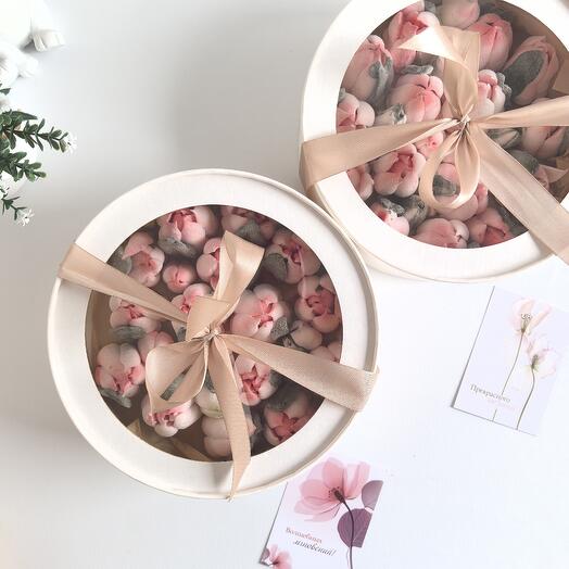 Тюльпаны из зефира