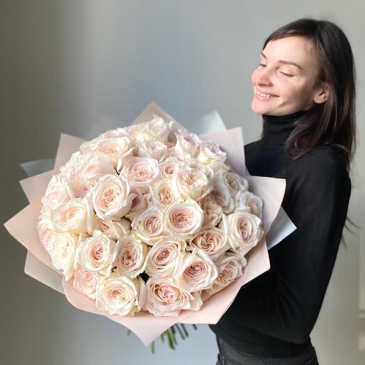 Букет из роз Вайт Охара