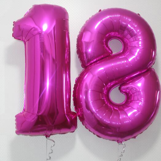 Foil numbers 18 (2 pcs)
