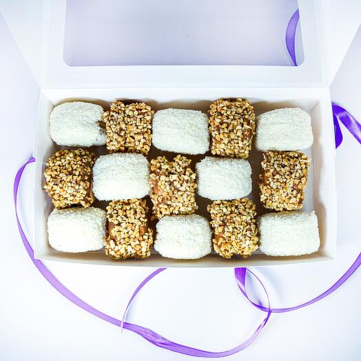 Набор макарон Сникерс и Рафаэлло 15 шт на День Рождения, в подарок