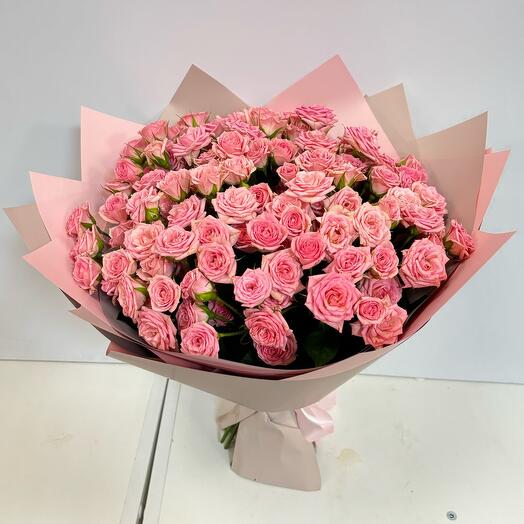 Bouquet of 35 bush roses Grace