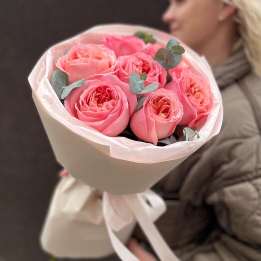 Пиономания 💕 | Пионовидные розы и эвкалипт