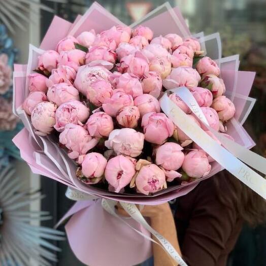 Пионы розовые | 51шт💕