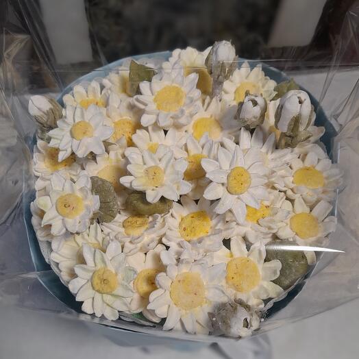 Зефирные ромашки