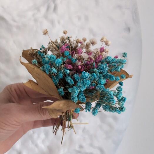 Мини-букетик из сухоцветов