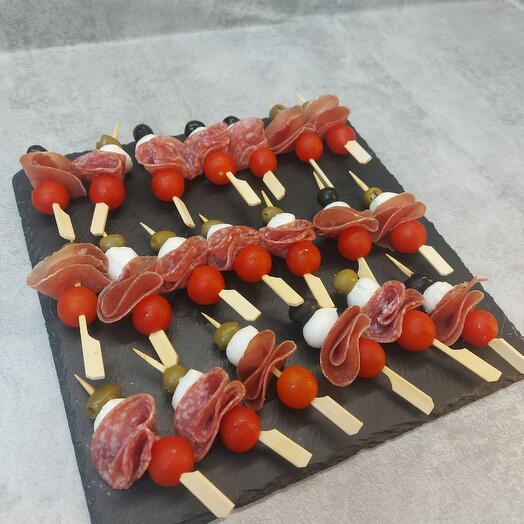 Набор " Канапе ассорти Мясные деликатесы" 55 гр