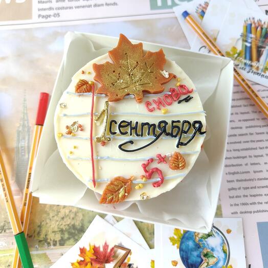 Бенто торт  Снова 1сентября