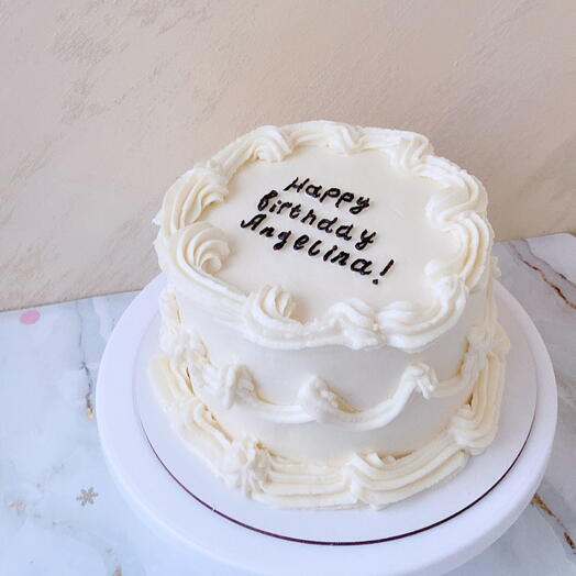 Бенто торт с рюшами Ламбет (можно добавить бантики) 1кг