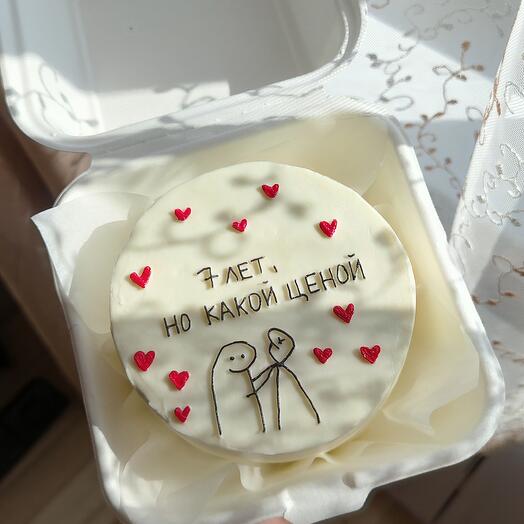 Бенто торт на годовщину 💞