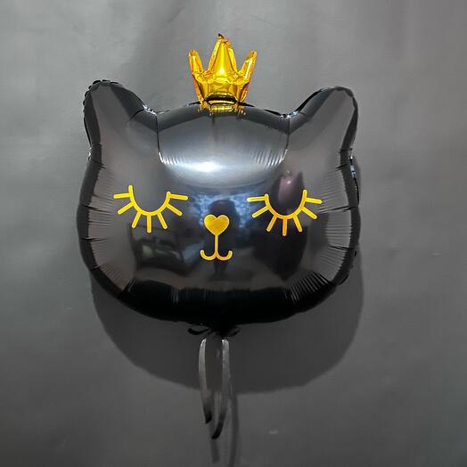 Шар Кошка Принцесса черная