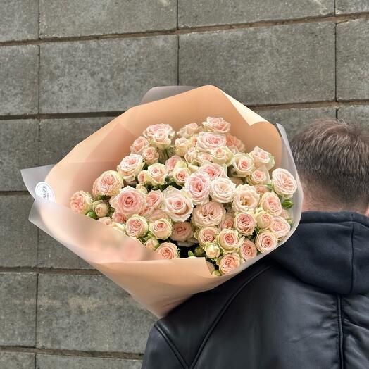 Моно букет из роз