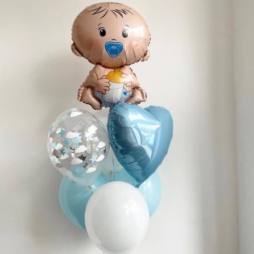 Baby Boy Balloon Set