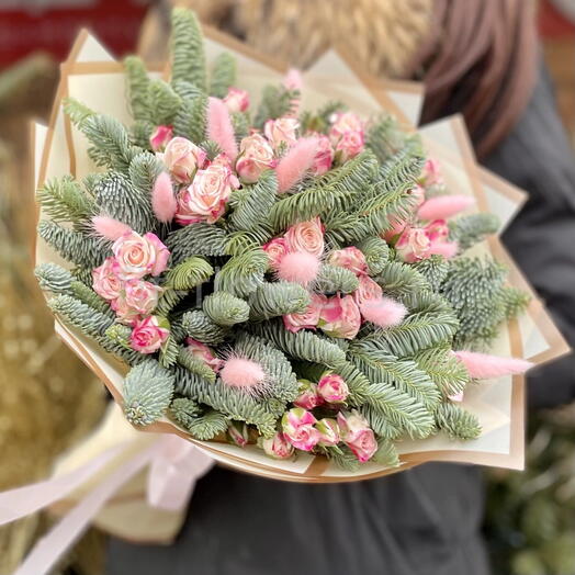 Zimowa delikatność – zimowy bukiet