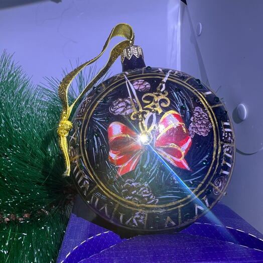 Новогодний шар SWAROVSKI "Ритм нового начала" (4055)