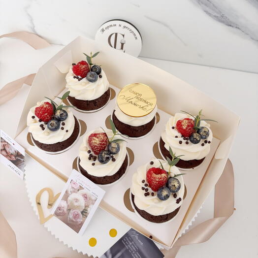 Шоколадные капкейки для МАМЫ️