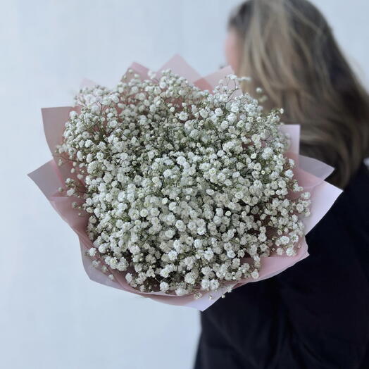 Букет из воздушных гипсофил 🌸