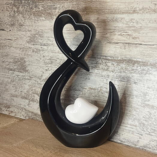 Статуэтка «Моргана» цвет черный