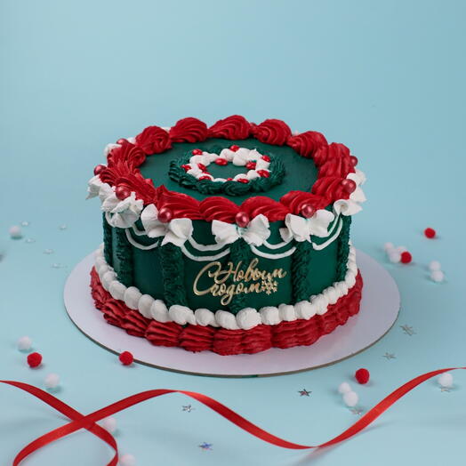 Торт на новый год Новогодний фейерверк