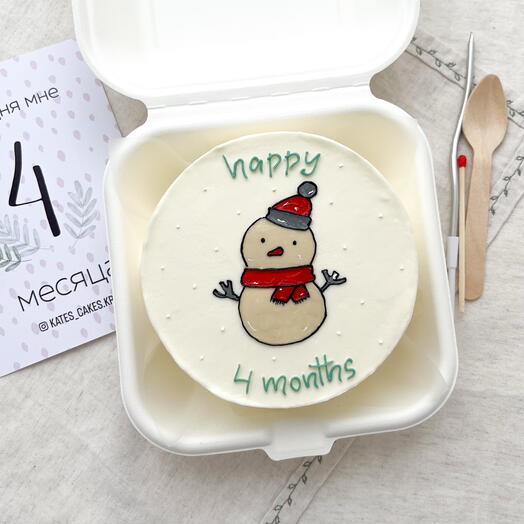 Бенто «снеговик»