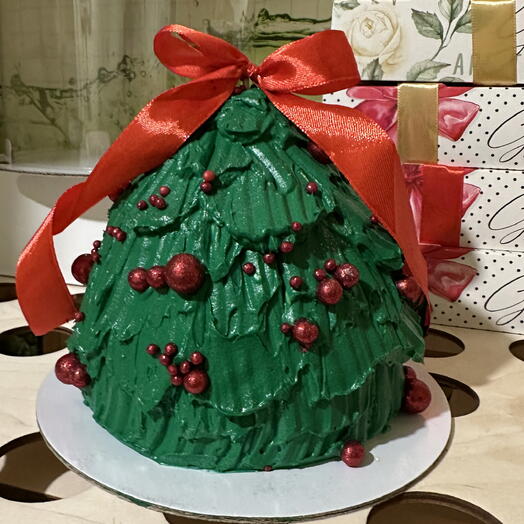 Новогодняя ёлка 🎄 бенто торт