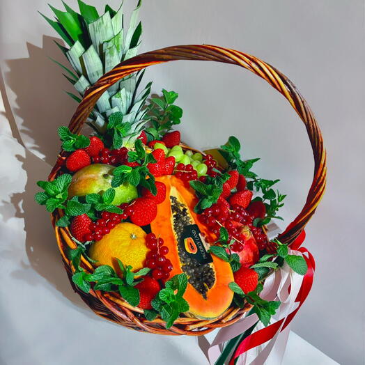«Папайя Голд» корзина презент