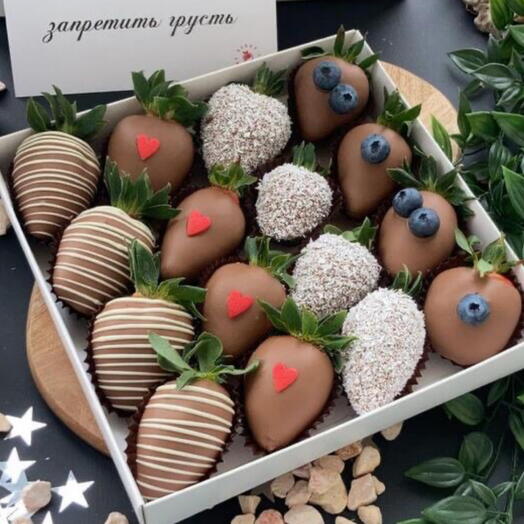 Chocolate-covered strawberries