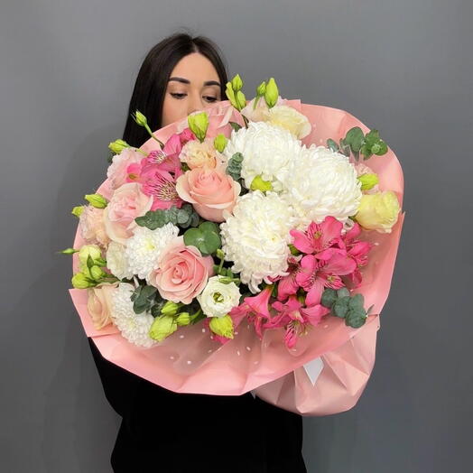 Евробукет с хризантемой