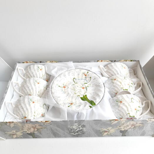 Фарфоровый чайный сервиз Miolla (12 предметов)