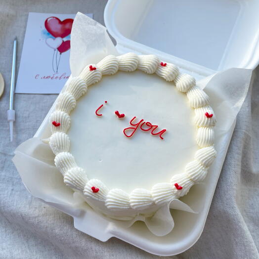 Бенто торт ламбет I love you