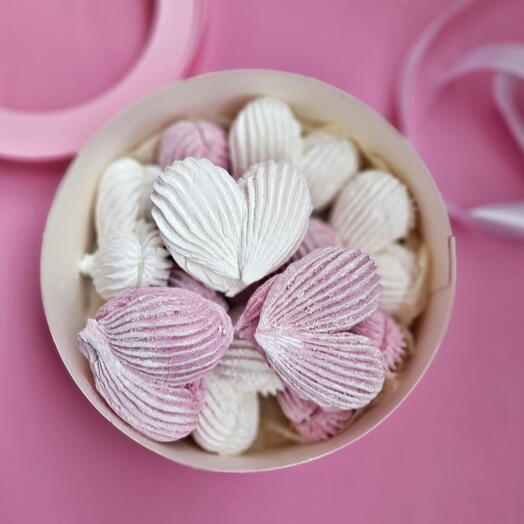 Зефирные сердца в подарок