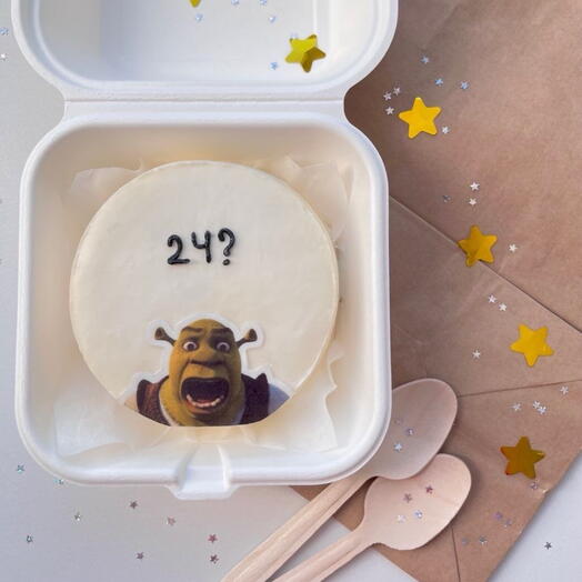 Бенто торт на день рождения 🎂 со Шреком