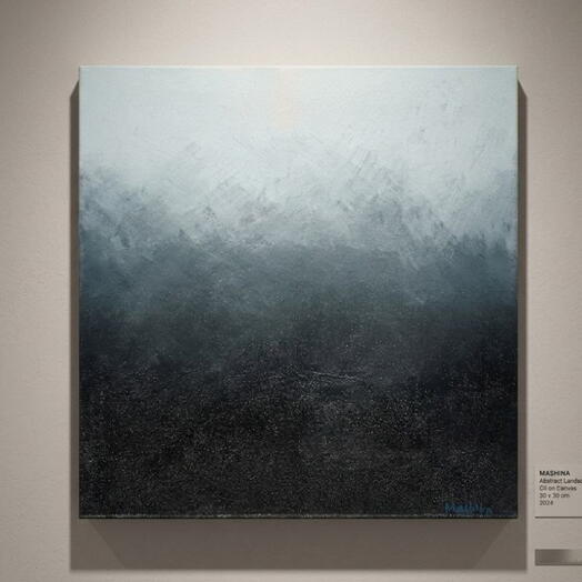 Иссиня-чёрный Blue-black 30см х 30см