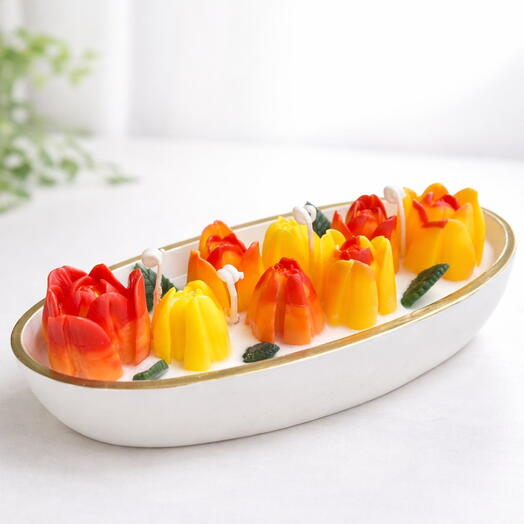 Свеча Тюльпаны