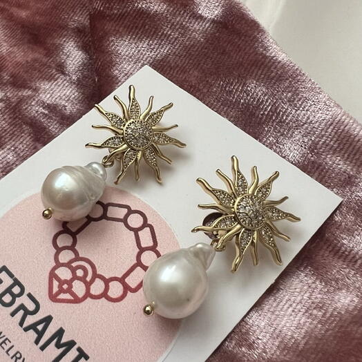 Серьги «Солнце»