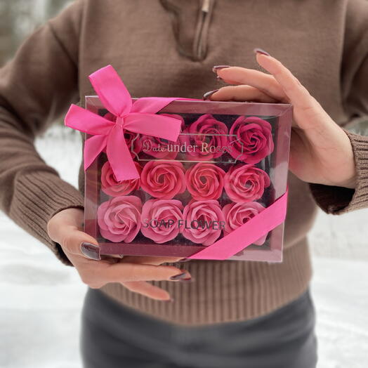 Подарочный набор мыльных роз «Love Roses»