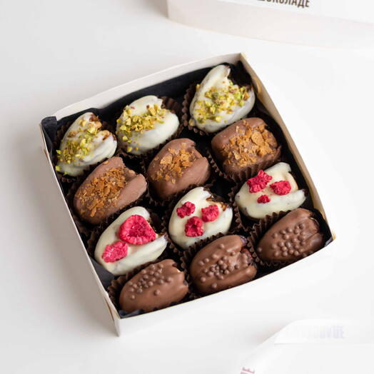 Финики в шоколаде Тайна Востока - с ореховыми начинками