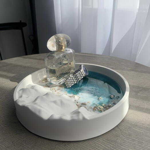 Шикарный поднос «Море и ракушки» в Коробке