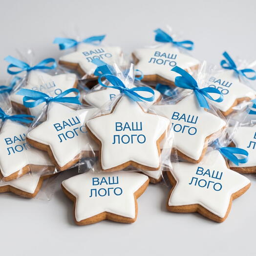 Пряник звезда 25 шт, 6 см