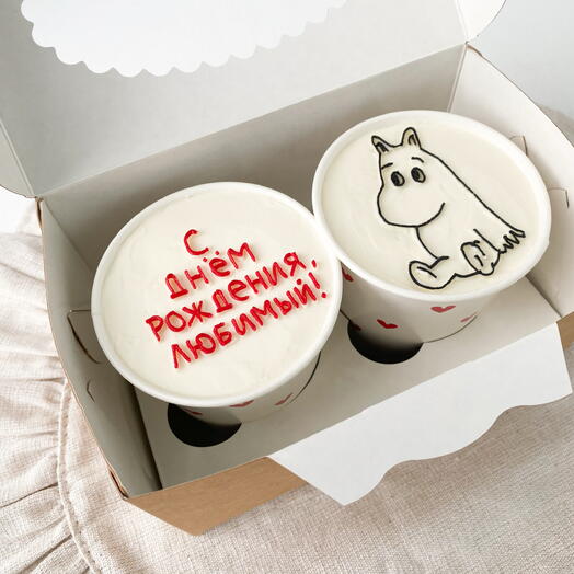 Торт в стакане Cake to go (можно с вашим дизайном)