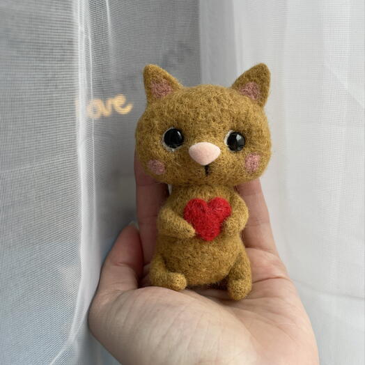 Игрушка миниатюра-котик