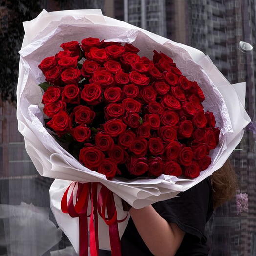 АКЦИЯ❣️75 ароматных красных роз