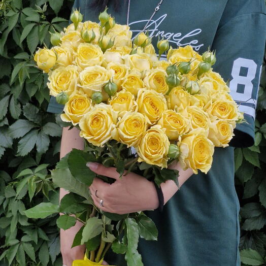 YELLOW BUBBLES букет (90см)