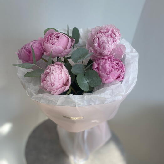 5 пионов Сара Бернар 💗