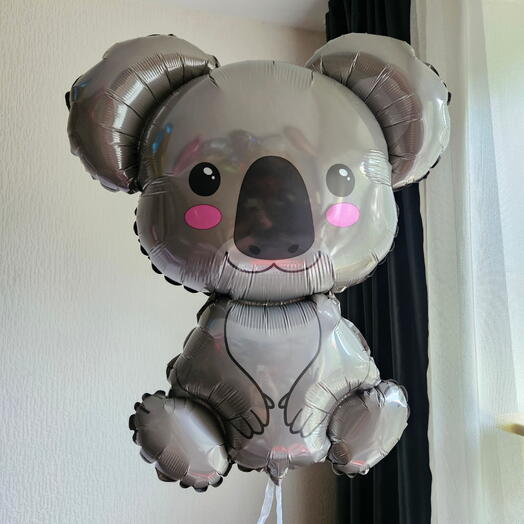 Шар фигура коала с гелием-1шар