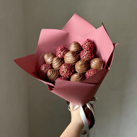 Букет из Клубника 🍓 шоколада 15 штук
