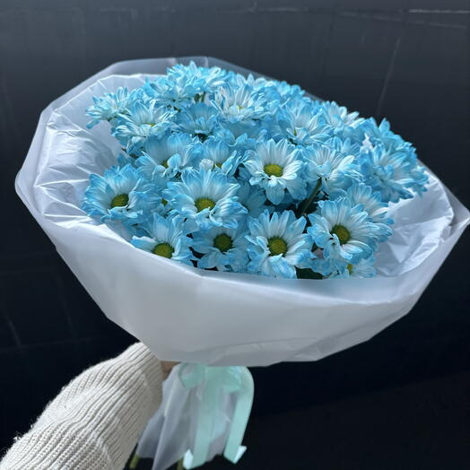 Букет 💐 хризантем Небо