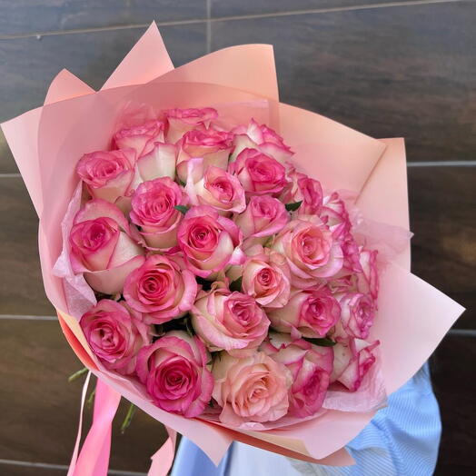 Хит🔥Букет из 25 кенийских роз 🌹