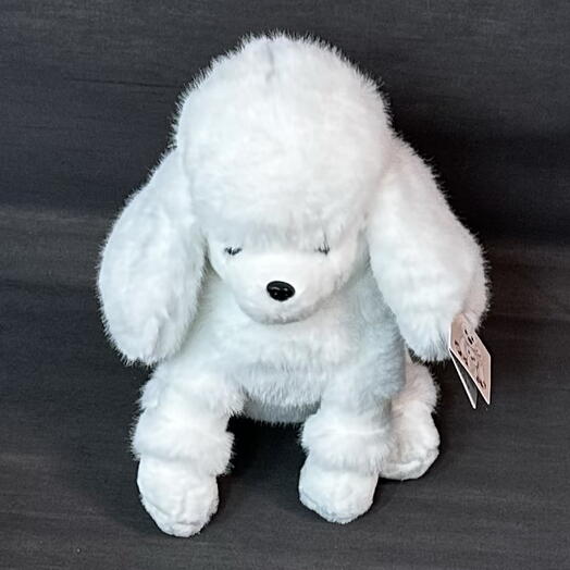 Игрушка мягкая Пудель белый